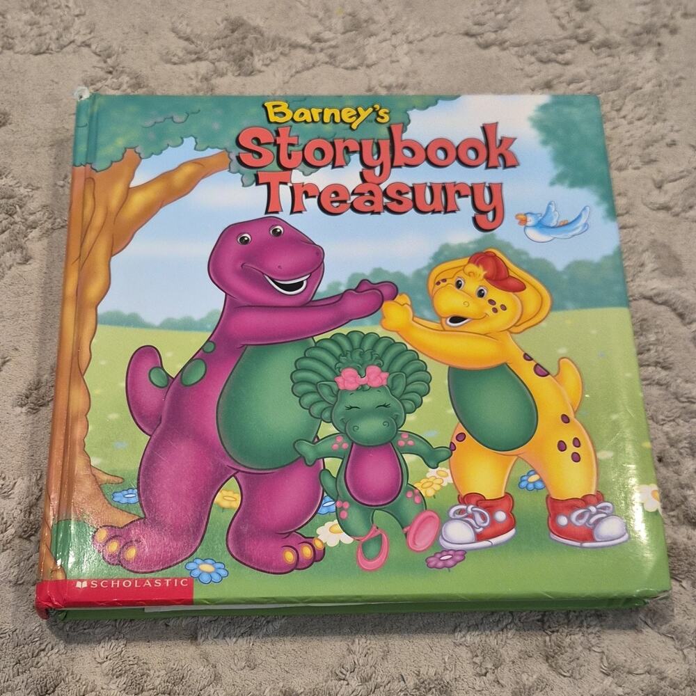 Vintage Barney's Storybook Treasury Hardcover Book